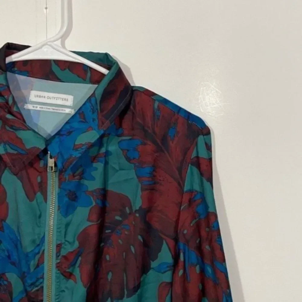 Urban Outfitters Retro Cropped Full Zip Jacket - Picture 3 of 4
